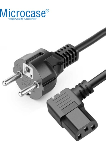 L Tip 90 Derece 1.5 Metre Psu Güç Power Kablosu AL4420