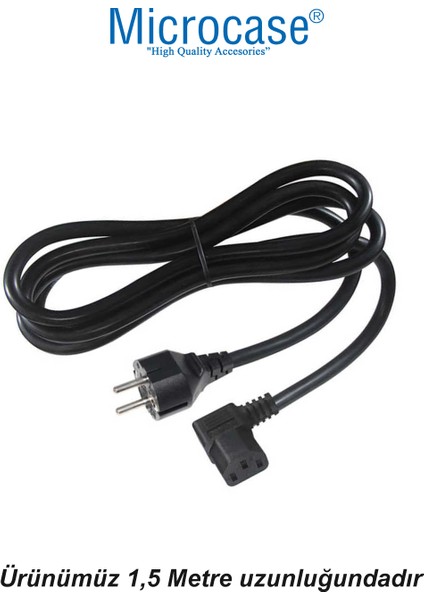 L Tip 90 Derece 1.5 Metre Psu Güç Power Kablosu AL4420