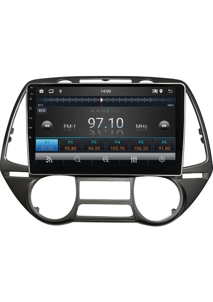 Hyundai I20 (2009-2012) Android 14 Multimedya Carplay 10 Inch 4 GB Ram / 64 GB Hafıza CRV-4284XD