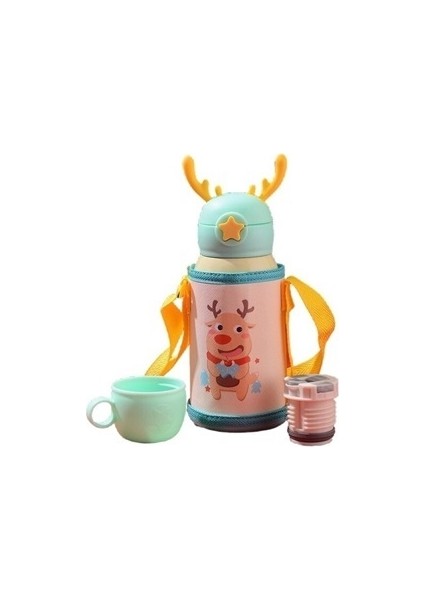 500 Ml. Paslanmaz Çelik Taşınabilir Yalıtımlı Çocuk Suluklar Mataralar (Yurt Dışından)