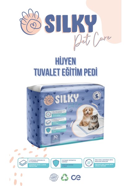 - Hijyenik Tuvalet Eğitim Pedi ( 30 ad )