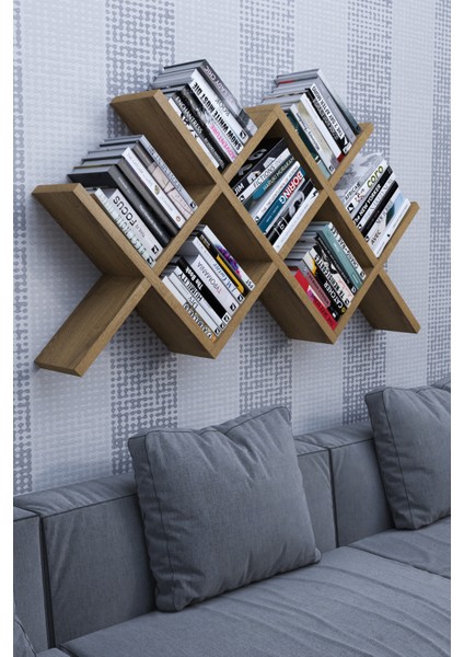 Manol Modern Dekoratif Kitaplık modelleri