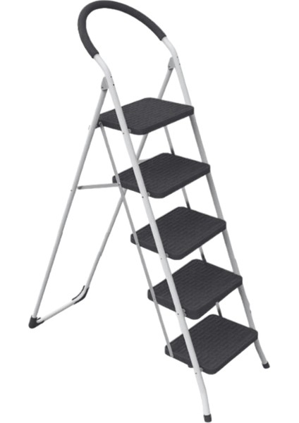 Pratik Geniş 5 Basamaklı Metal Merdiven (SAR1615)