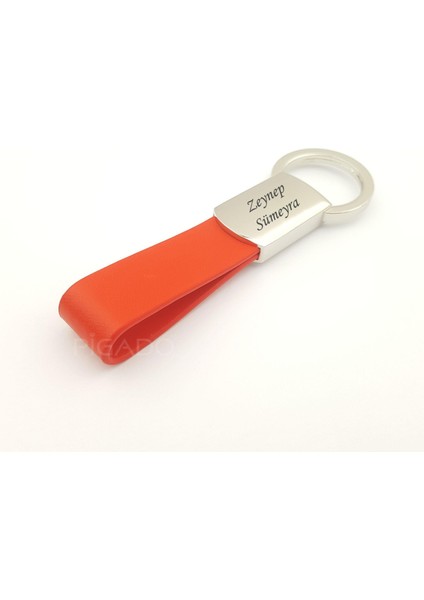 Isme Kişiye Özel Çelik Aparatlı Anahtarlık