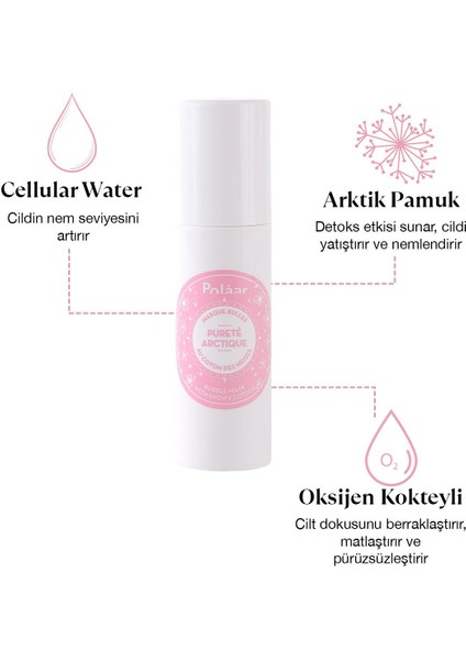 Pureté Arctique Bubble Mask - Cildi Arındıran Köpük Maske - 30 ml