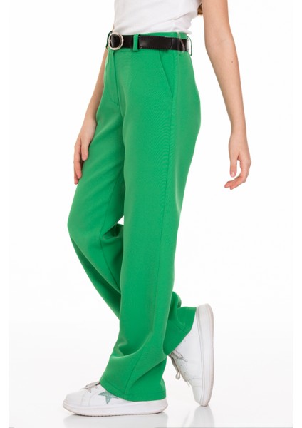 Kemerli Kız Çocuk Pantolon modelleri