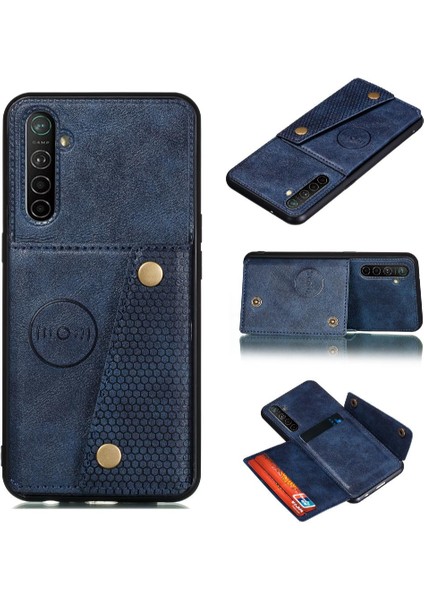 Realme X50 Pro 5g Için Cüzdan Durumda Darbeye Koruyucu Buit Demir Durumda (Yurt Dışından)