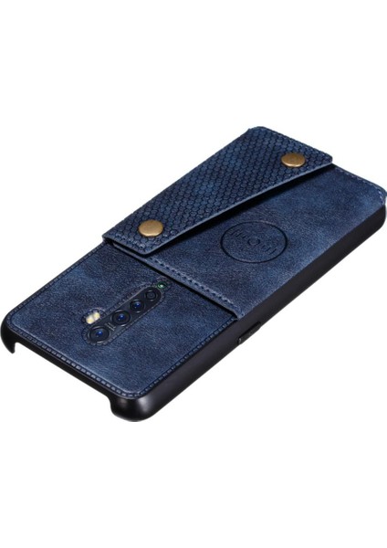 Oppo Reno2 Buit Için Cüzdan Kılıf Demir Kickstand Kart Tutucu Darbeye (Yurt Dışından) indirimleri
