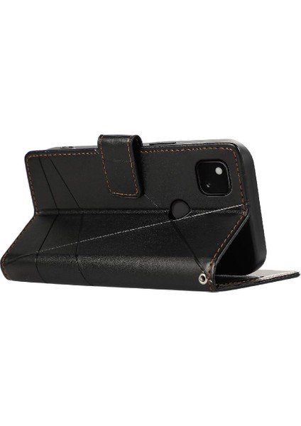 Google Piksel 4A Kickstand Üç Kart Yuvaları Darbeye Şok Için Flip Case (Yurt Dışından) indirimleri