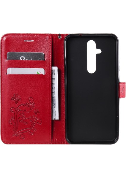 Kart Yuvası Standı Manyetik Kapak ile Nokia X71 Için Flip Case Darbeye Pu (Yurt Dışından) fırsatları