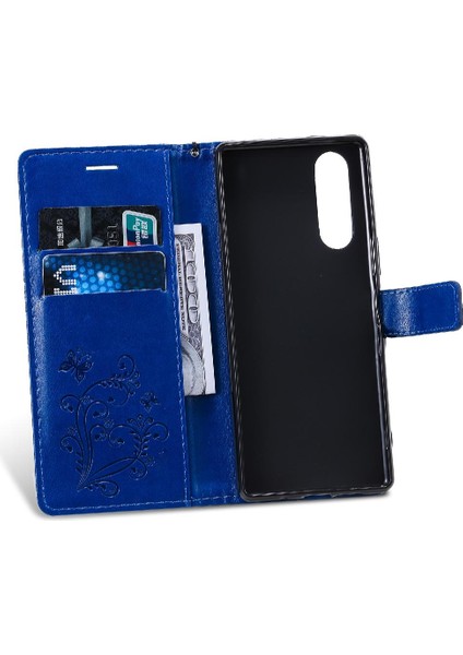 Sony Xperia 2 Için Flip Case Manyetik Kapak Flip Kickstand ile Kart Yuvası (Yurt Dışından) indirimleri