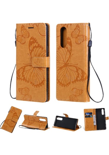 Sony Xperia 2 Için Flip Case Manyetik Kapak Flip Kickstand ile Kart Yuvası (Yurt Dışından) modelleri