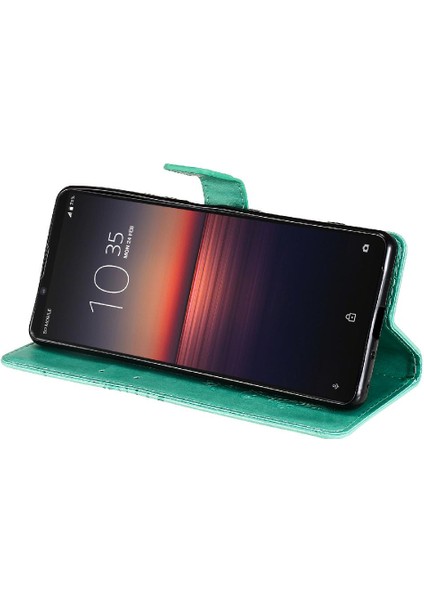 Kart Yuvası Standı ile Sony Xperia 1 Iii Için Flip Case Pu Deri Manyetik (Yurt Dışından) fırsatları