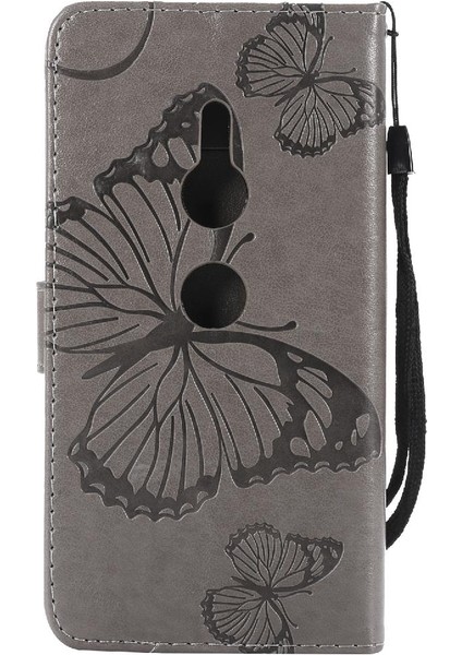 Kart Yuvası Standı ile Sony Xperia Xz2 Için Flip Case Kickstand Kapak Çevirin (Yurt Dışından) fırsatları
