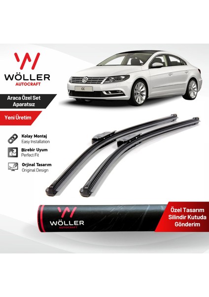 Volkswagen Passat cc Silecek 2008 2015 Silecek Takımı Araca Özel