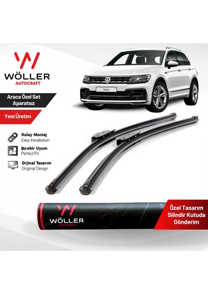 Volkswagen Tiguan Silecek 2016 Sonrası Silecek Takımı Araca Özel