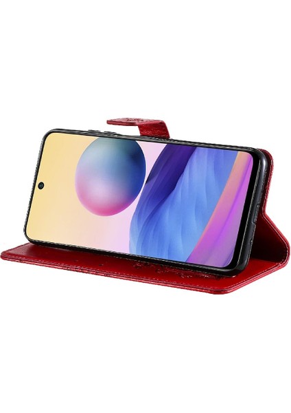 Xiaomi Redmi Not 10 5g Için Flip Case Kart Yuvası Standı ile Darbeye Çevir (Yurt Dışından) fırsatları