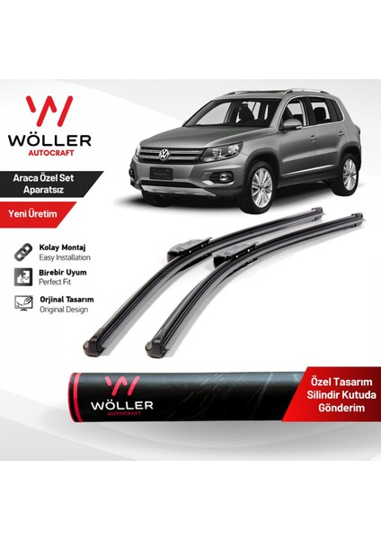 Volkswagen Tiguan Silecek 2007 2015 Silecek Takımı Araca Özel