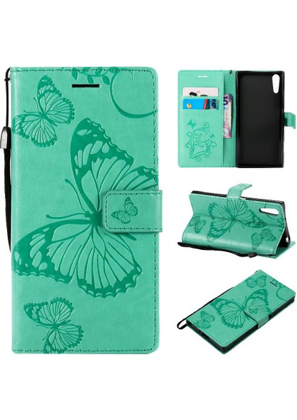 Sony Xperia Xz Darbeye Kapak Flip Case Kickstand Manyetik Pu (Yurt Dışından)