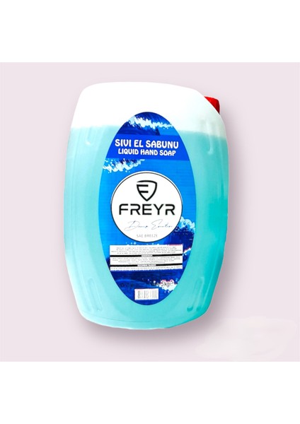 FREYR Sıvı El Sabunu 5Kg Nemlendiricili-Ekstra Deniz Esintisi Parfümlü