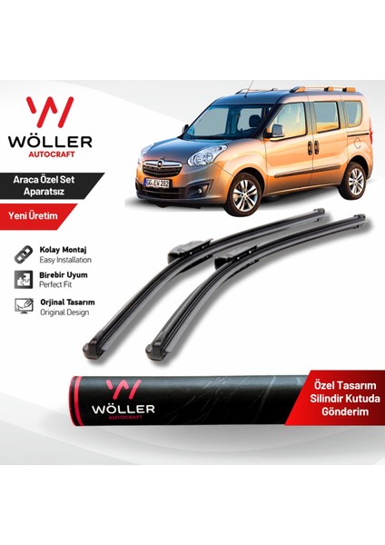 Opel Combo Silecek 2012 2018 Silecek Takımı Araca Özel