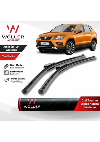 Seat Ateca Silecek 2017 Sonrası Silecek Takımı Araca Özel