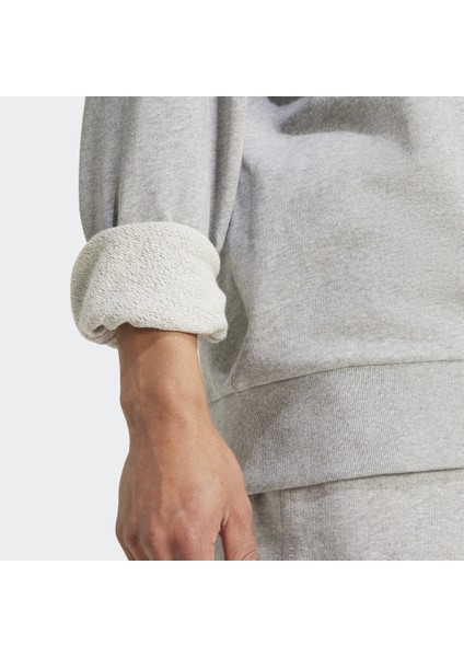 A Szn Ft Crew Erkek Gri Yuvarlak Yaka Sweatshirt fırsatları