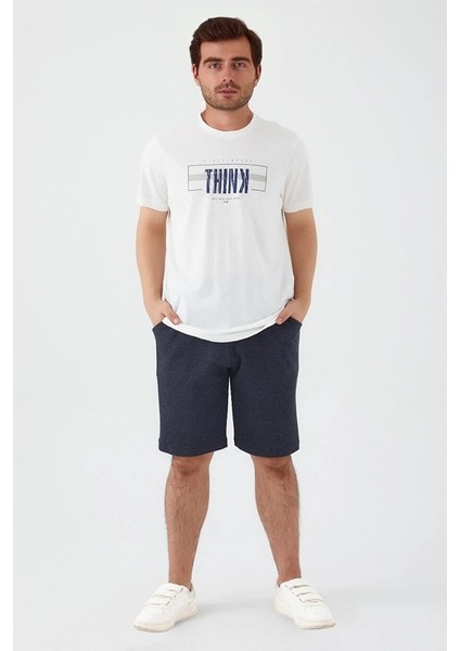 Erkek Beyaz Şortlu Takım