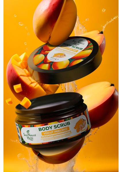 Nemlendirici Besleyici Arındırıcı Vücut Peelingi Mango Aromalı 300 gr