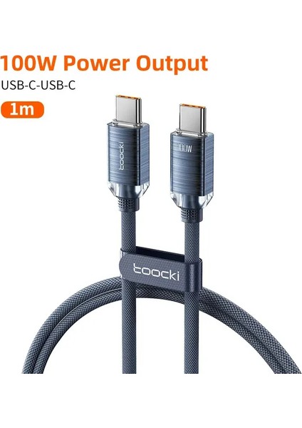 USB Tip C Tipi C Kablo 100W Hızlı Şarj Için iPhone 15 Pro Max MacBook Samsung Huawei Xiaomi Oneplus Poco