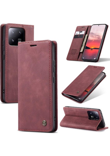 Xiaomi 13 Pro Için Flip Case Manyetik Kapatma Darbeye Çevir Folio Kitap Pu (Yurt Dışından)