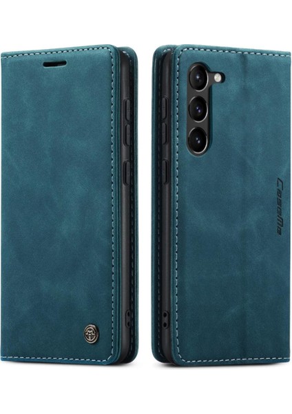 Samsung Galaxy S23 Artı Manyetik Kapatma Darbeye Kapak Pu Için Flip Case (Yurt Dışından)
