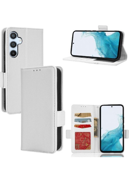 Samsung Galaxy A54 5g Yan Toka Manyetik Kart Yuvaları Tutucu Pu (Yurt Dışından)