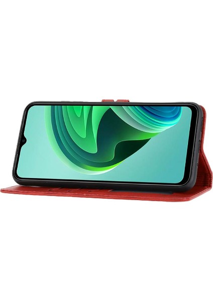 Cüzdan Kılıf Için Xiaomi Redmi Not 11R Manyetik Kapatma Kickstand Kart Tüm (Yurt Dışından)
