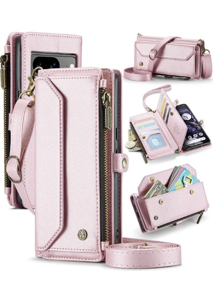 Kadınlar Için Google Piksel 8 Cüzdan Durumda Crossbody Durumda Rfid Engelleme Durumda (Yurt Dışından)