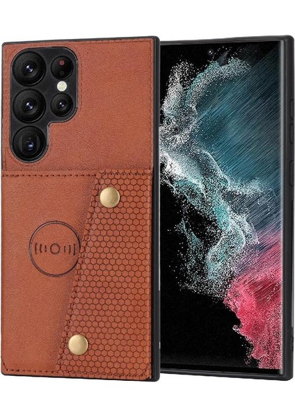 Samsung Galaxy S23 Ultra Darbeye Koruyucu Buit Için Cüzdan Kılıf (Yurt Dışından)