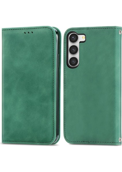 Samsung Galaxy S23 Artı Cüzdan Deri Kılıf Kapak Çevirin (Yurt Dışından)