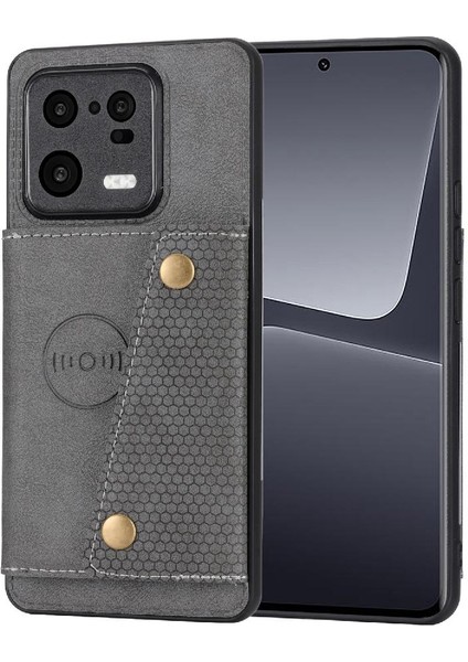 Cüzdan Kılıf Için Xiaomi 13 Pro Cüzdan Kılıf Kart Tutucu Darbeye Kickstand (Yurt Dışından)