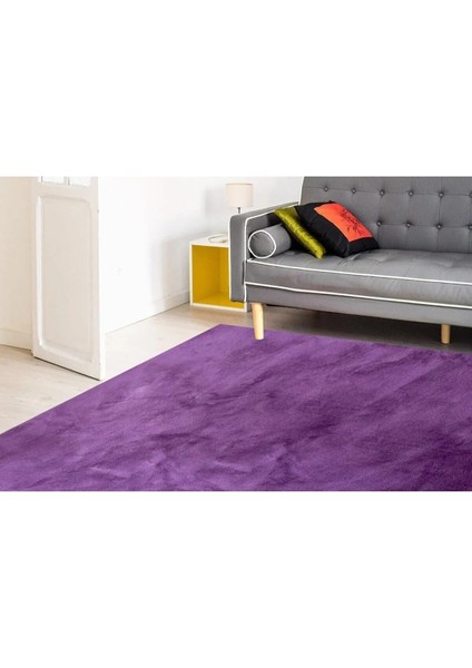 Frt Mor Dekoratif Peluş Puffy Kaymaz Taban Salon Mutfak Çocuk Odası Koridor Halısı fırsatları