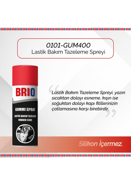 Lastik Bakım Tazeleme Spreyi 400 Ml
