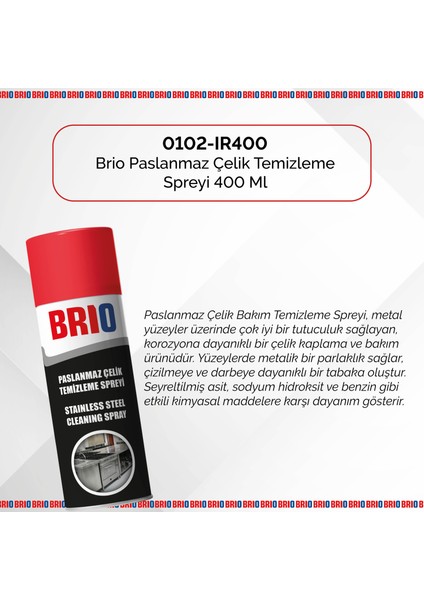 Paslanmaz Çelik Temizleme Spreyi 400 Ml modelleri