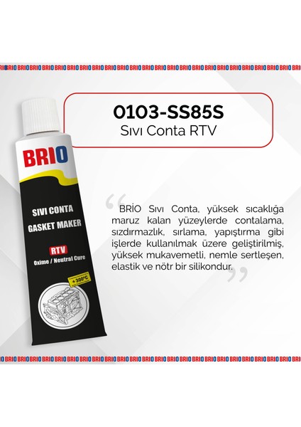 Sıvı Conta 85 Gr Rtv Siyah fiyatları