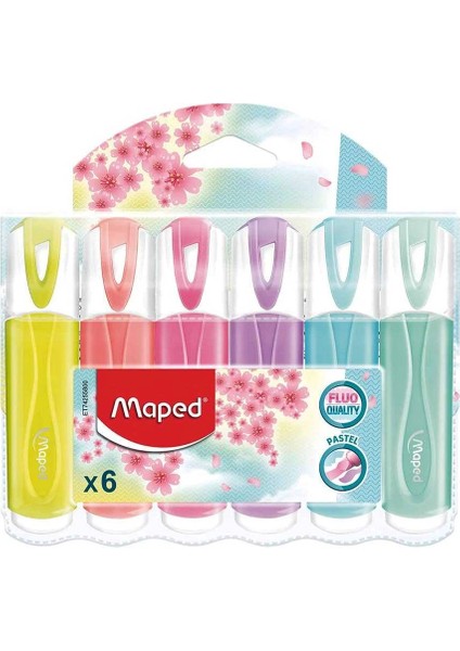 Fosforlu Kalem Pastel Renk 6 lı 742558 fiyatları