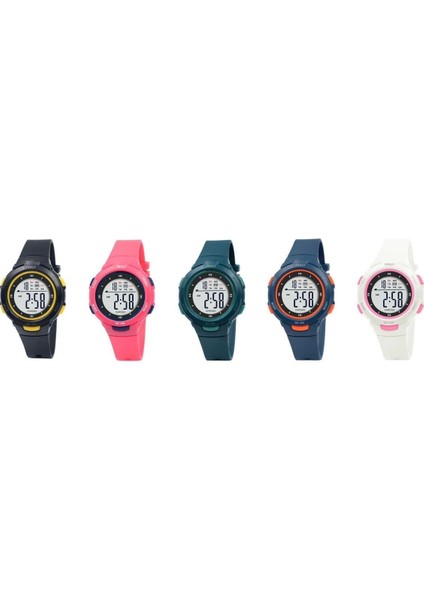 Dijital Su Geçirmez Kol Saati 8217 Model Pembe +4 Renk Kronometre-Alarmlı modelleri