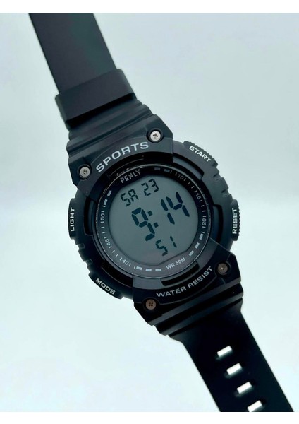 Dijital 349 Model Siyah Beyaz +4 Renk Kronometre-Alarmlı 5ATM Su Geçirmez Kol Saati modelleri