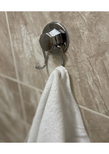 Hem Vakumlu Hem Vidalı Banyo Aksesuarı 3 Lü Set Kare Havluluk + Tuvalet Kağıtlığı + 2 Kancalı Havlu Askısı