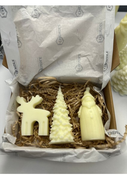 Üçlü Hediyelik Mum Seti fiyatları