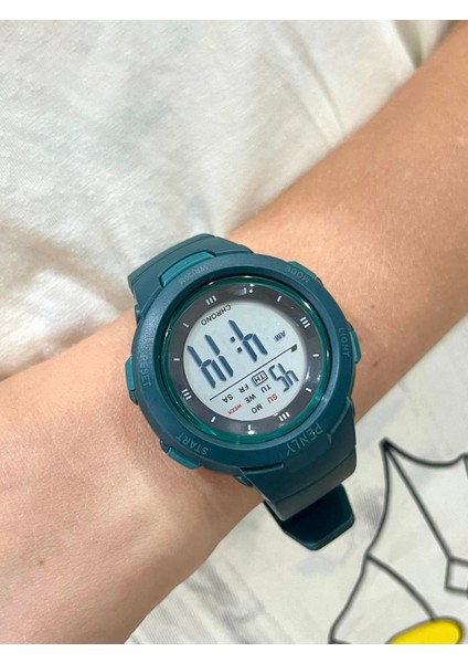 Dijital Su Geçirmez Kol Saati 8217 Model Bondi Mavisi +4 Renk Kronometre-Alarmlı modelleri