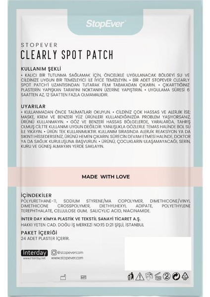 Clearly Spot Patch Sivilce Nokta Bandı