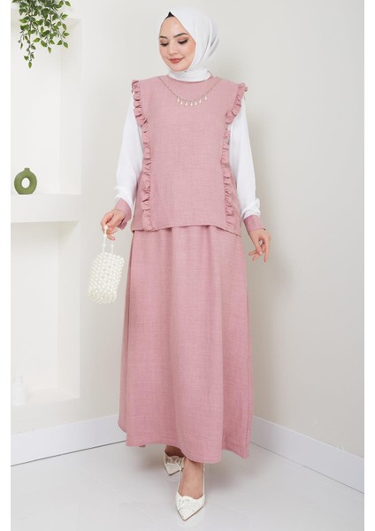 Elisa Etekli Takım Pembe Hm2397 fiyatları